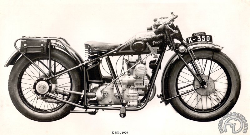Favor 350 K de 1929 à transmission Bridier-Charron et couple conique Ydral.