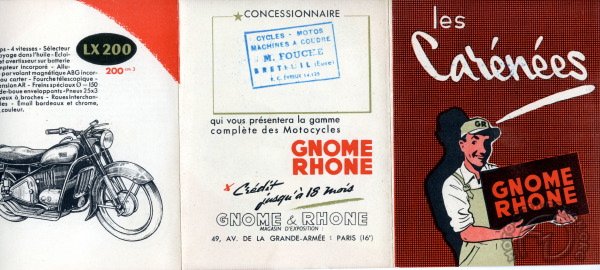 Avenue de la Grande Armée : un siècle de motos - Part III Gnome-Rhone-200-L-426