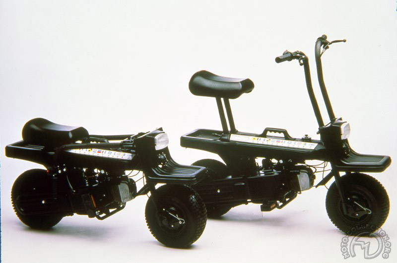 Un concept novateur habillé de mousse de caoutchouc mousse qui valent à cet Italjet Pack de 1980 d'être exposé au musée d'art moderne de New York.