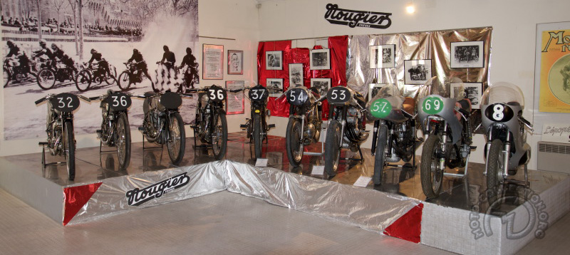 L'exposition permanente des motos Nougier au musée de Marseille
