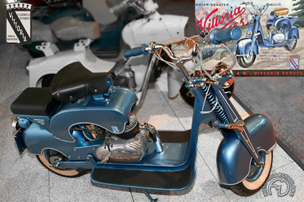 Carnielli Vittoria motocyclette motorrad motorcycle vintage classic classique scooter roller moto scooter