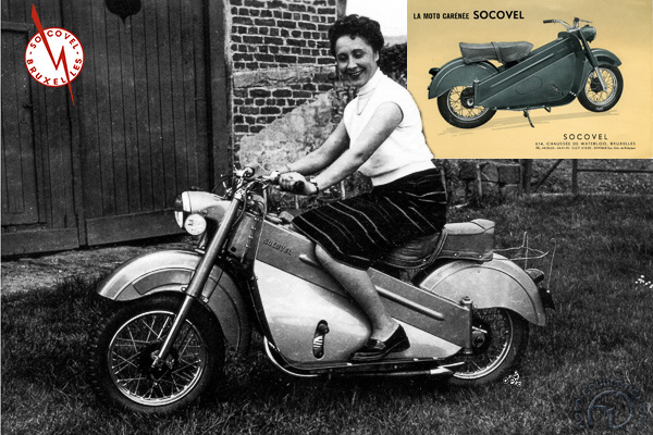 Socovel Moto carénée motocyclette motorrad motorcycle vintage classic classique scooter roller moto scooter