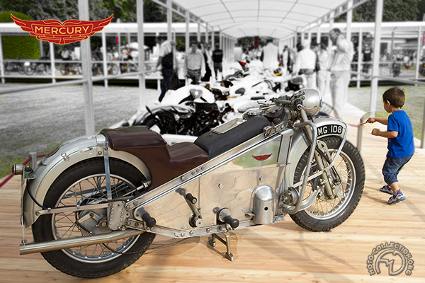 Mercury Rex Light motocyclette motorrad motorcycle vintage classic classique scooter roller moto scooter