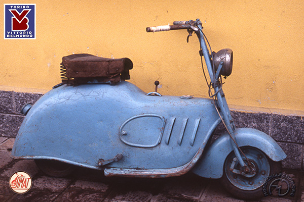 Vittorio Belmondo Simat motocyclette motorrad motorcycle vintage classic classique scooter roller moto scooter