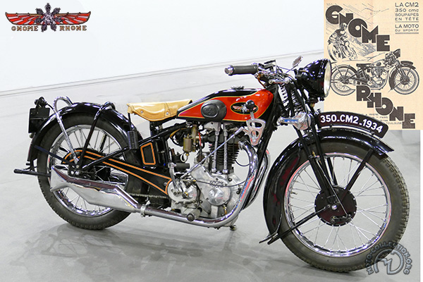 Gnome et Rhône CM2 motocyclette motorrad motorcycle vintage classic classique scooter roller moto scooter