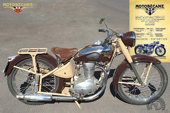 Motobécane - Motoconfort Z2C Mobysport (U2C Forcysport)  motocyclette motorrad motorcycle vintage classic classique scooter roller moto scooter