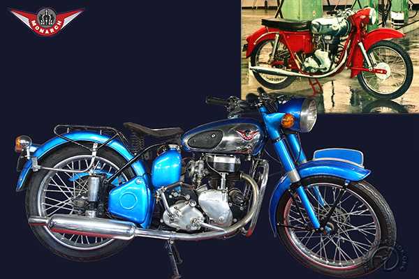 Monarch M3 International motocyclette motorrad motorcycle vintage classic classique scooter roller moto scooter