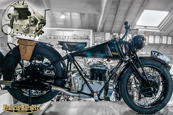 Francis Barnett Pullman model 10 motocyclette motorrad motorcycle vintage classic classique scooter roller moto scooter