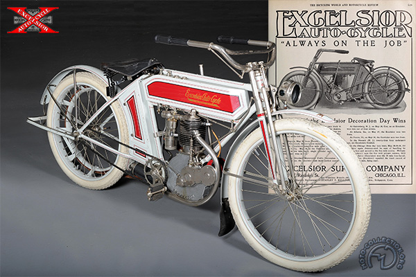 Collection Moto Excelsior - Autocycle 500 1908-1915