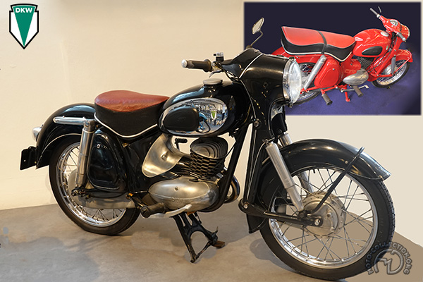 DKW RT 175 VS motocyclette motorrad motorcycle vintage classic classique scooter roller moto scooter