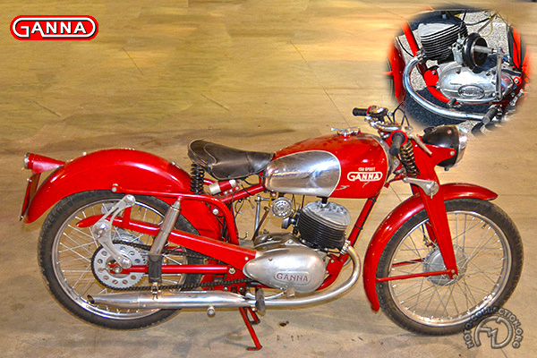 Ganna Sport motocyclette motorrad motorcycle vintage classic classique scooter roller moto scooter