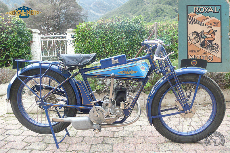 Royal Moto BM motocyclette motorrad motorcycle vintage classic classique scooter roller moto scooter