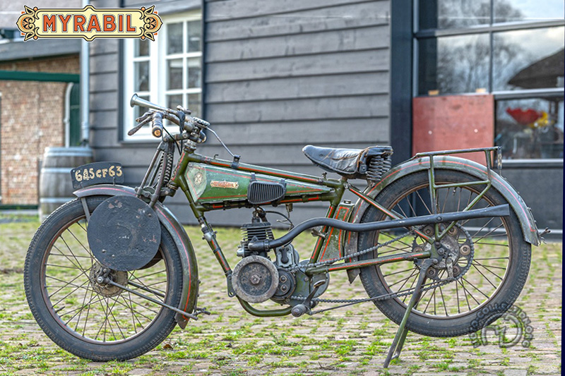 Myrabil type A motocyclette motorrad motorcycle vintage classic classique scooter roller moto scooter