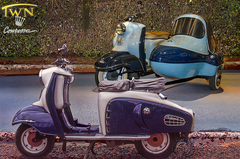 TWN Contessa motocyclette motorrad motorcycle vintage classic classique scooter roller moto scooter