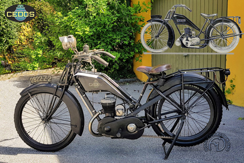 Cedos Ladies model motocyclette motorrad motorcycle vintage classic classique scooter roller moto scooter