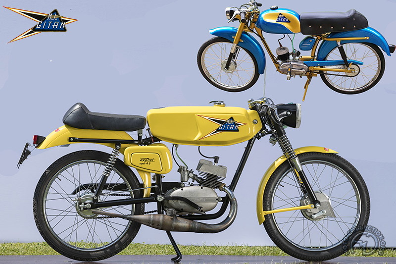 Gitan Grillo Export Super 4V motocyclette motorrad motorcycle vintage classic classique scooter roller moto scooter