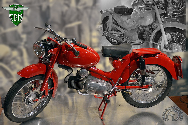 FBM Gabbiano motocyclette motorrad motorcycle vintage classic classique scooter roller moto scooter