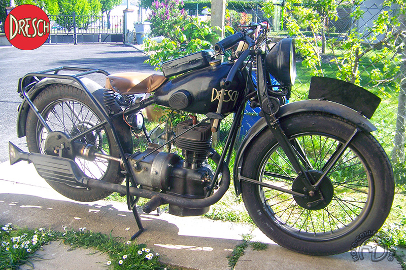 Dresch L36 motocyclette motorrad motorcycle vintage classic classique scooter roller moto scooter