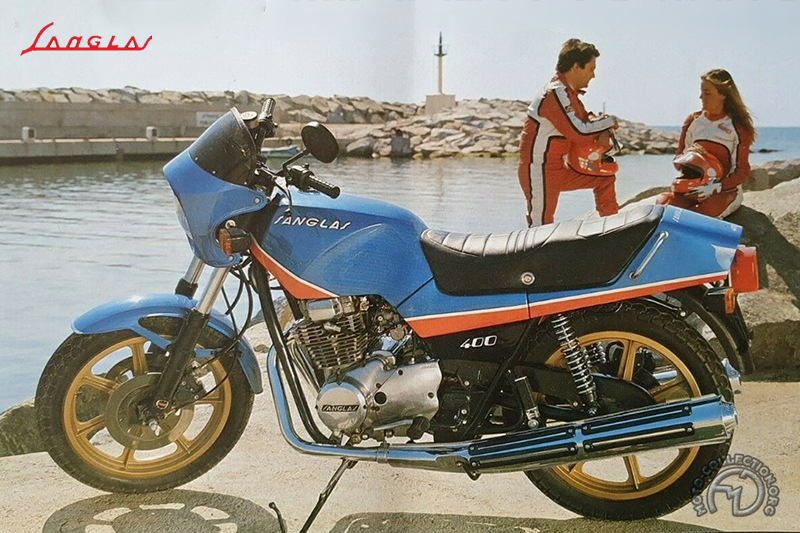 Sanglas 400 Y motocyclette motorrad motorcycle vintage classic classique scooter roller moto scooter