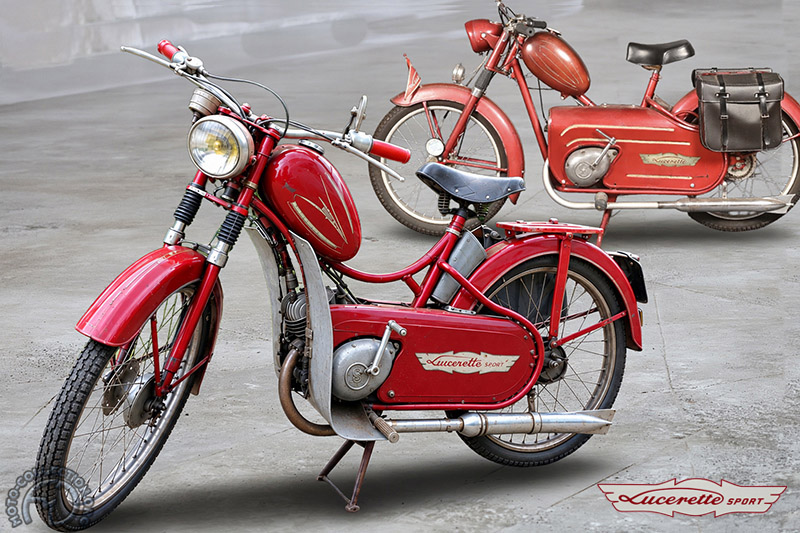 Lucer Lucerette Sport AK2 et AK3 motocyclette motorrad motorcycle vintage classic classique scooter roller moto scooter