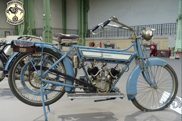 Clément Adolphe 5 HP Autocyclette motocyclette motorrad motorcycle vintage classic classique scooter roller moto scooter