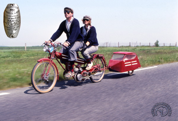 MR Mandille & Roux BMA Tandem motocyclette motorrad motorcycle vintage classic classique scooter roller moto scooter