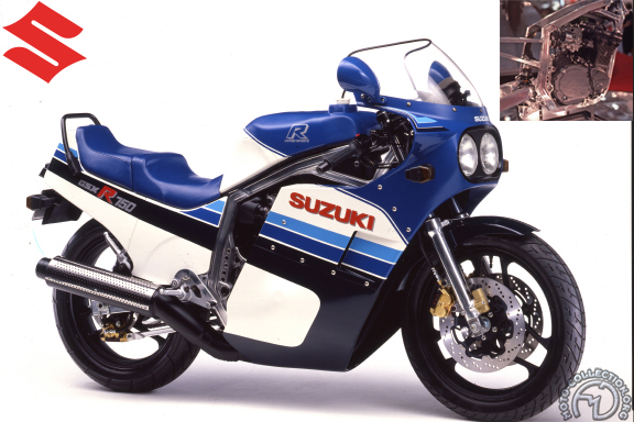 Suzuki GSX R Slingshot motocyclette motorrad motorcycle vintage classic classique scooter roller moto scooter