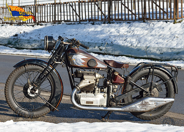 Royal Standard René Zürcher motocyclette motorrad motorcycle vintage classic classique scooter roller moto scooter