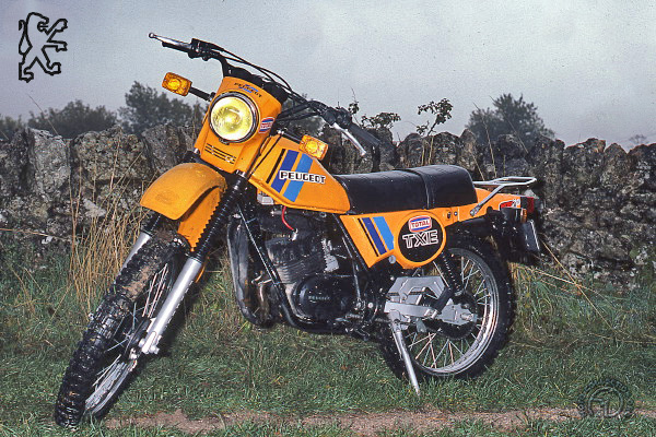 Original Advert Publicité Moto de 1981 PUB PEUGEOT TXE 80 TOUT-TERRAIN 