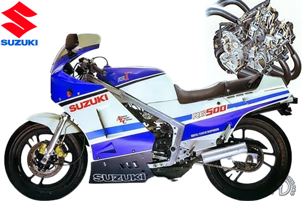 Suzuki RG Gamma motocyclette motorrad motorcycle vintage classic classique scooter roller moto scooter