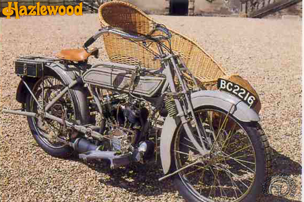 Hazlewood JAP & Side car Montgomery motocyclette motorrad motorcycle vintage classic classique scooter roller moto scooter