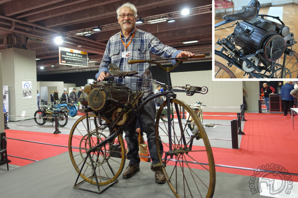 Perreaux Louis Guillaume à vapeur motocyclette motorrad motorcycle vintage classic classique scooter roller moto scooter