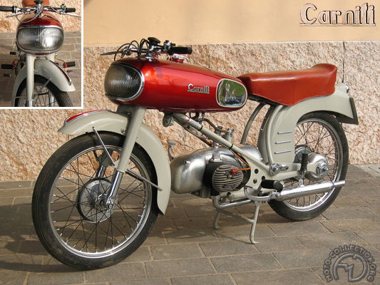 Carniti Faro girevole motocyclette motorrad motorcycle vintage classic classique scooter roller moto scooter