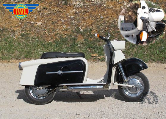 IWL Troll motocyclette motorrad motorcycle vintage classic classique scooter roller moto scooter