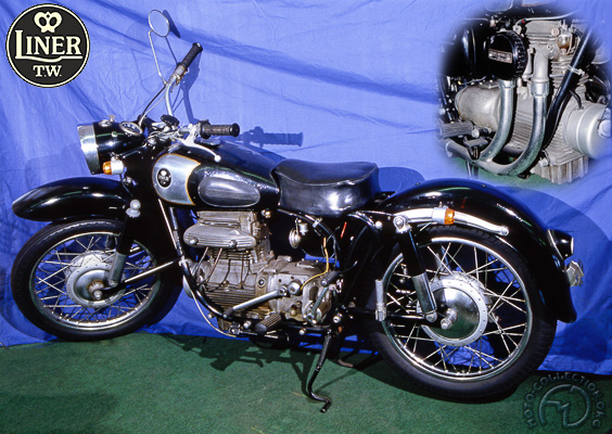Kitagawa Motors - Portly - Liner TW2 motocyclette motorrad motorcycle vintage classic classique scooter roller moto scooter